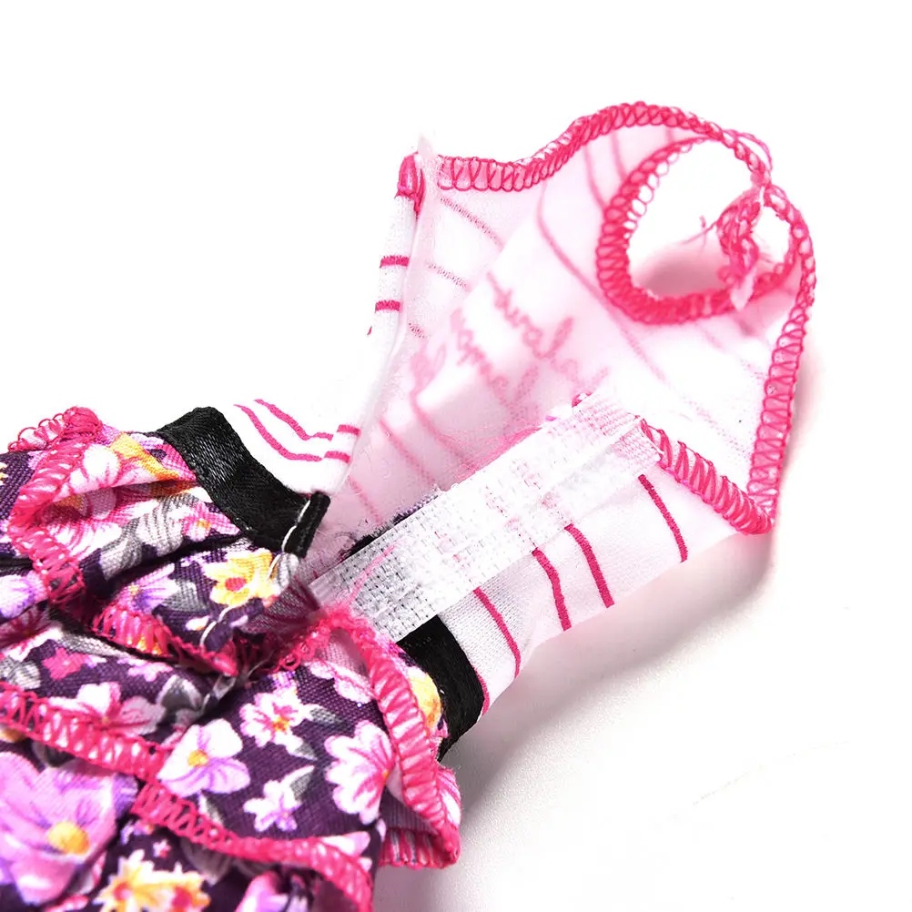 1 шт. женское платье с открытой спиной и цветочным принтом | Игрушки хобби