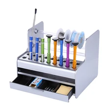 Multifunction Parts Storage Rack Mobile Phone Maintenance Plastic  Component Box Screwdriver Tweezers Accessories Tool Box