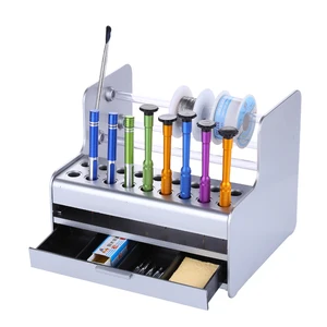 multifunction parts storage rack mobile phone maintenance plastic component box screwdriver tweezers accessories tool box free global shipping