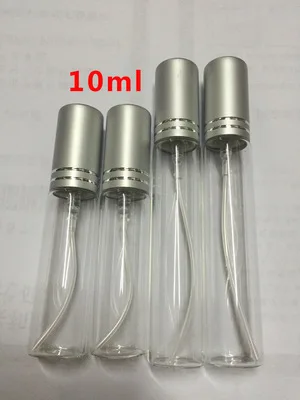 

200Pcs/Lot 10ML 15ML Sample Alumium Perfume Glass Bottle Atomizer 10cc 15cc Mini Spray Vial By DHL Free Shipping