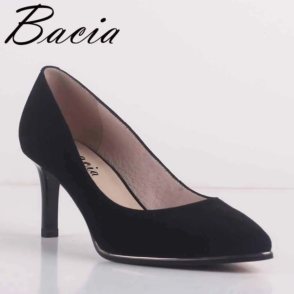 Bacia/Новый Лакированная кожа и туфли лодочки из овчины 8 видов цветов 6 см на