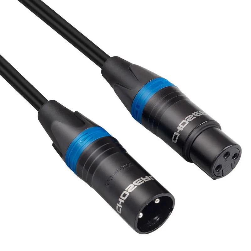 Choseal 30 летие QS6766 XLR удлинение микрофона Аудио xlr кабель для мужчин Женский Aux