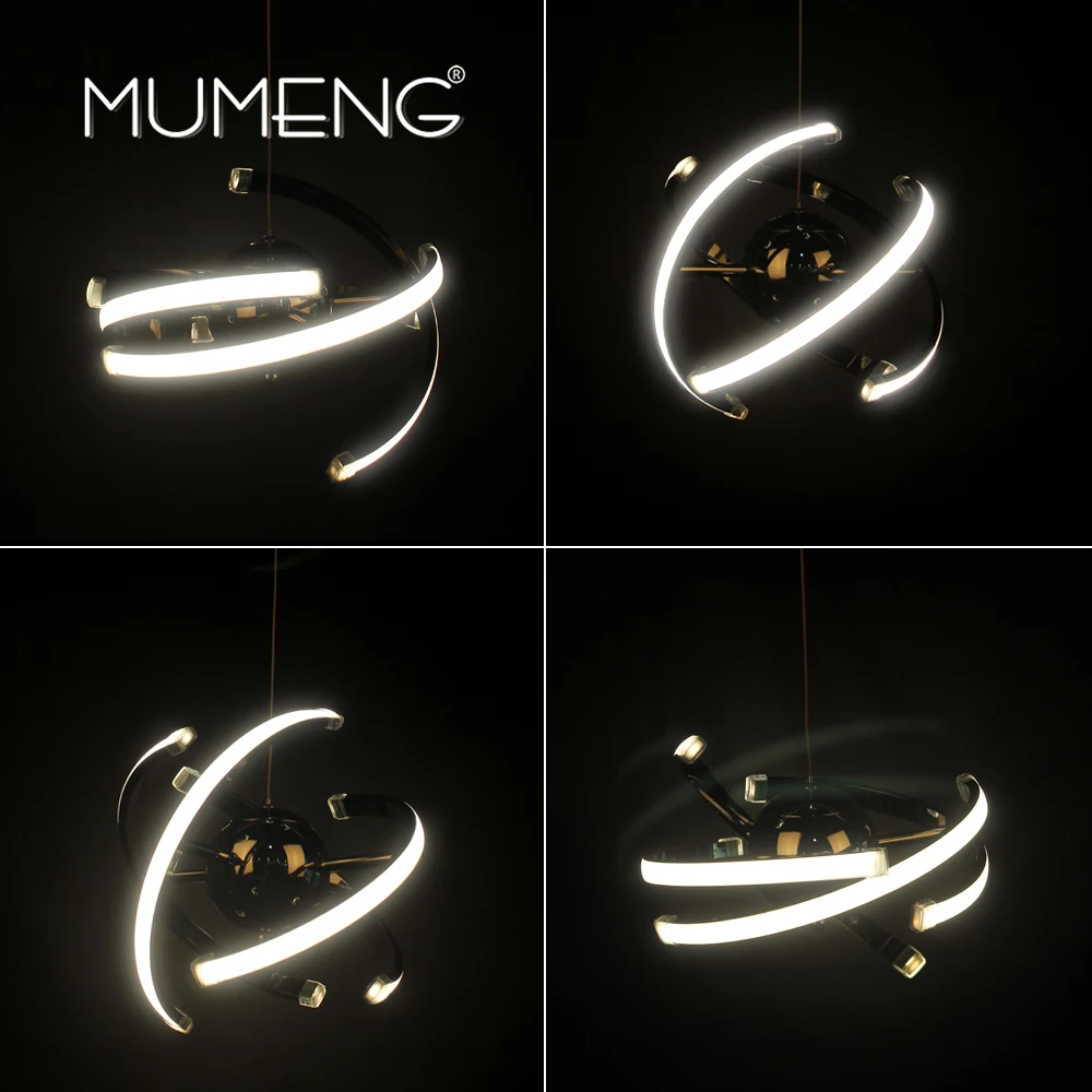 MUMENG LED подвесной светильник Лофт 23 Вт DIY кухонная Подвеска акриловая столовая