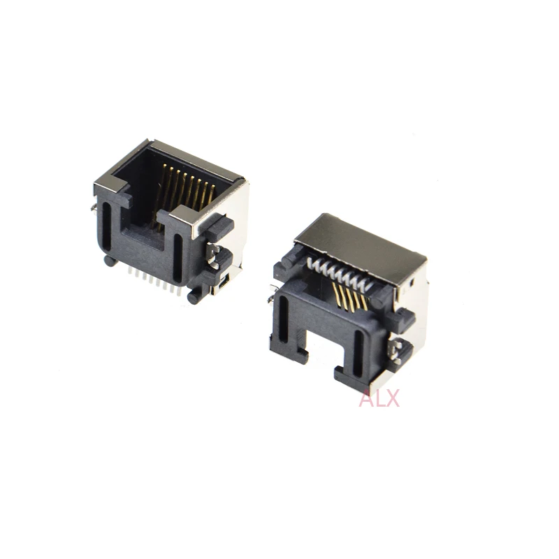 10 шт. RJ45 сетевая Ethernet гнездовая розетка SMT SMD 56 8P8C гнездовой разъем | Обустройство