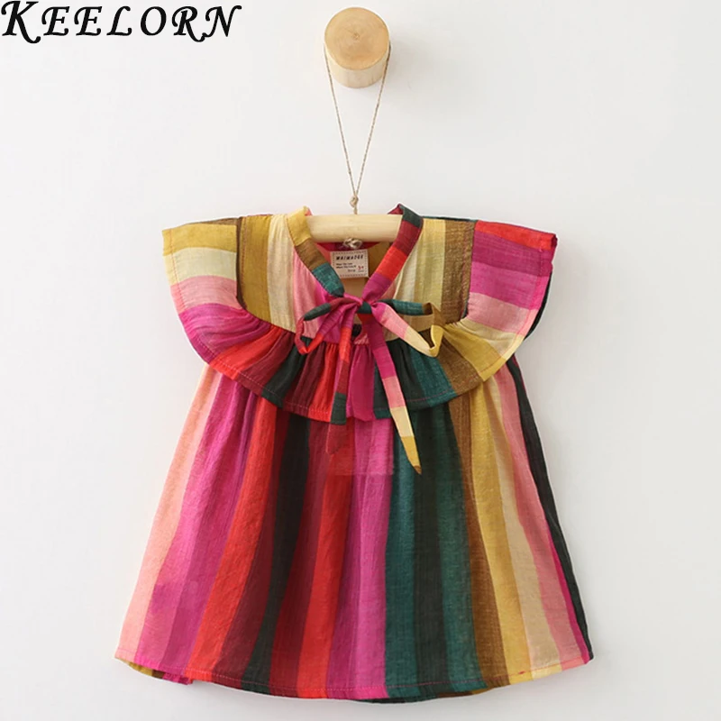 Keelorn Girls Dresses 2019 Summer New Princess Dress Sleeveless Casual for kids Clothes Party 2-7Y | Детская одежда и обувь