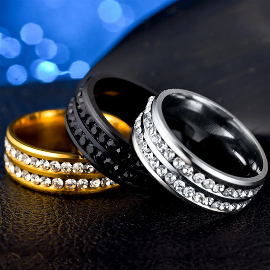 Мужское и женское кольцо из титана нержавеющей стали|Обручальные кольца| |