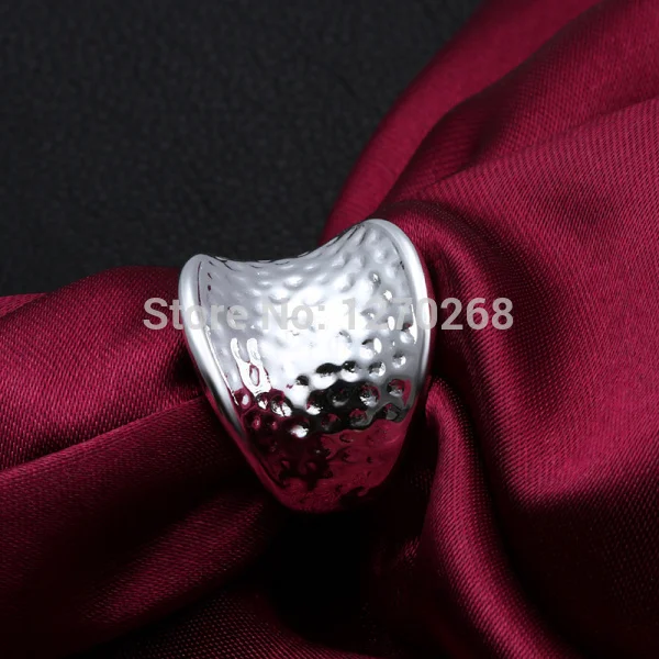 Модные ювелирные изделия R065 кольца серебряного цвета простой нейтральный дизайн