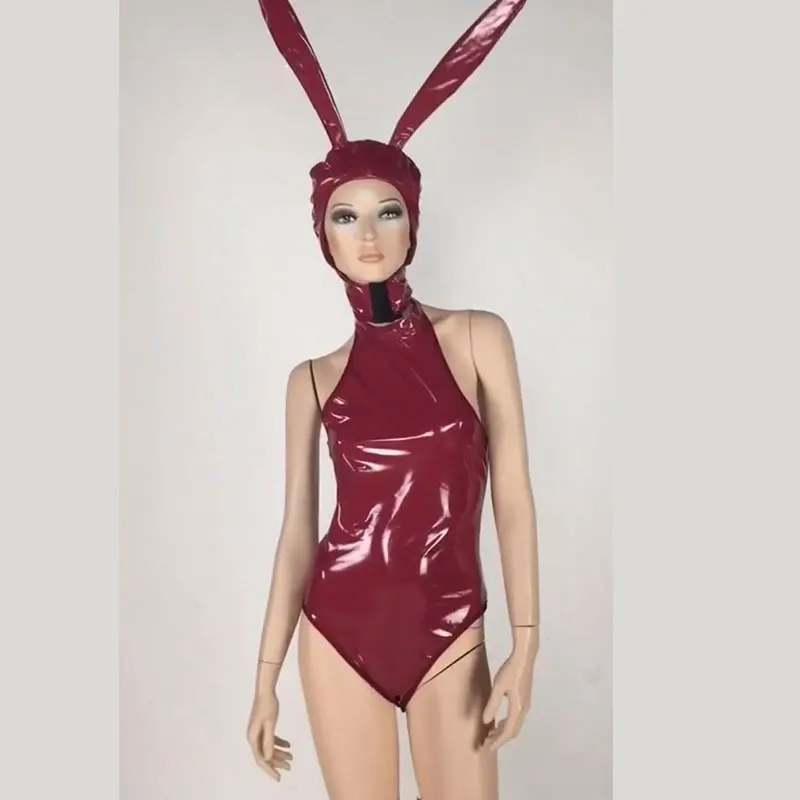 

red Jazz Dance Costumes Women Bunny Girl Bodysuit Costume Sexy Singer Female Dj Ds Gogo Birthday Stage Outfits Show Clothes