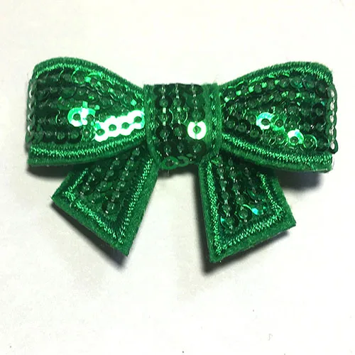 Green 1.8inch Детские девушки блесток луки с зажимами Малыш Детские праздничные волосы бант зажим для волос Детские бантики зажим для волос аксессуары для волос - Цвет: Green 1.8inch