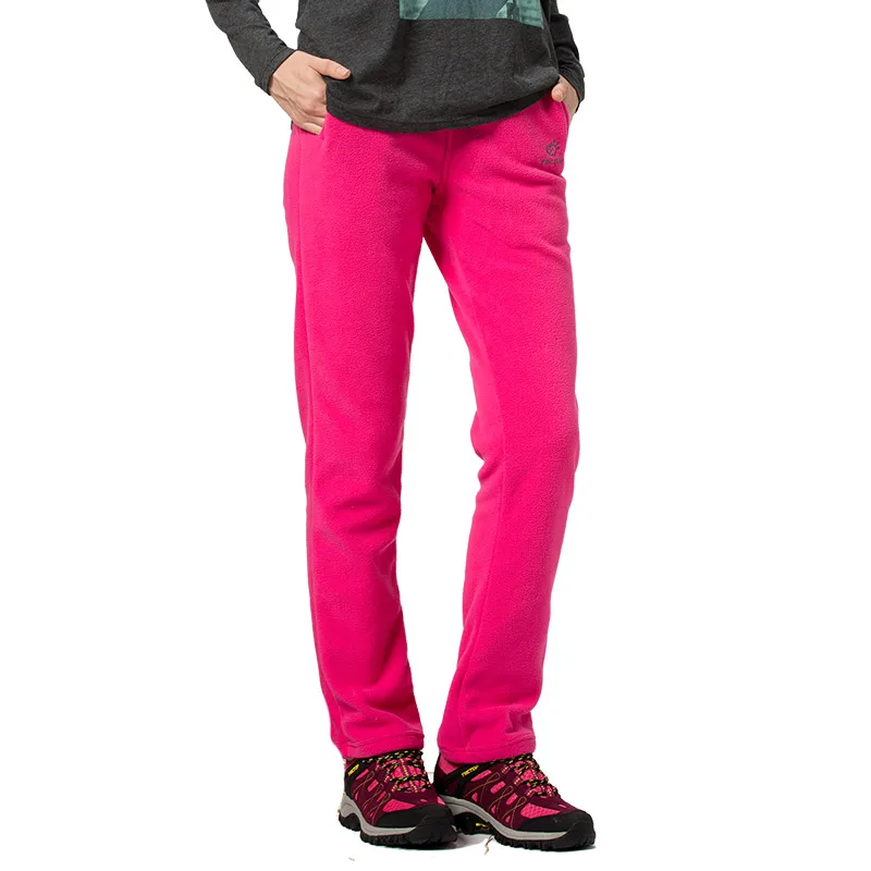 Tectop Autumn and Winter Thick Fleece Pants Sports Polar Fleece Fabric Windproof Thermal Plus Size Men and Women Pants