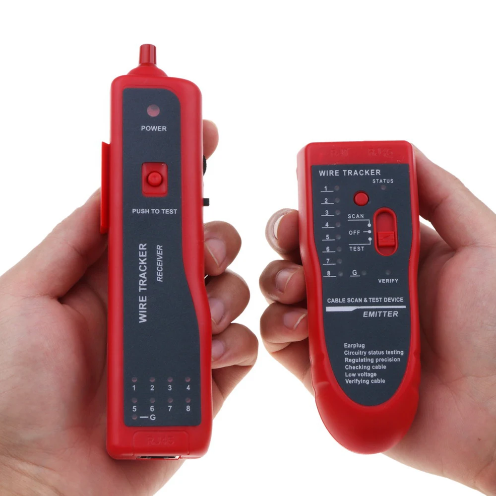 Kebidumei Многофункциональный кабельный трекер RJ45 RJ11 Диагностика тона сетевые