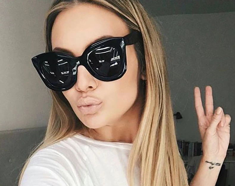 Новинка 2020 модные трендовые Женские винтажные солнцезащитные очки JackJad в стиле