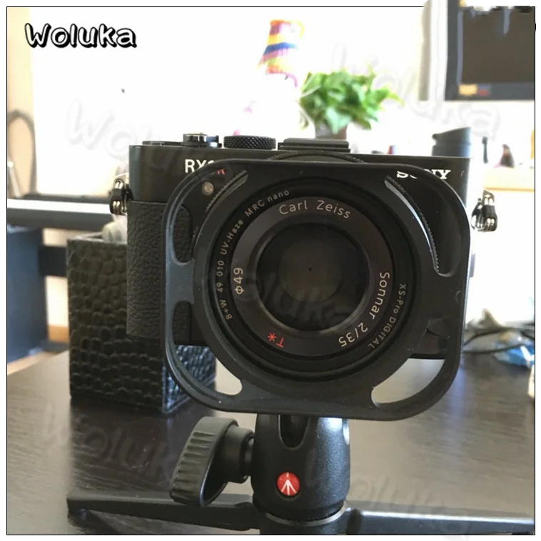 Бленда объектива камеры S RX1/R/RII/R2 бленда E байонетная линза и DV видеокамеры