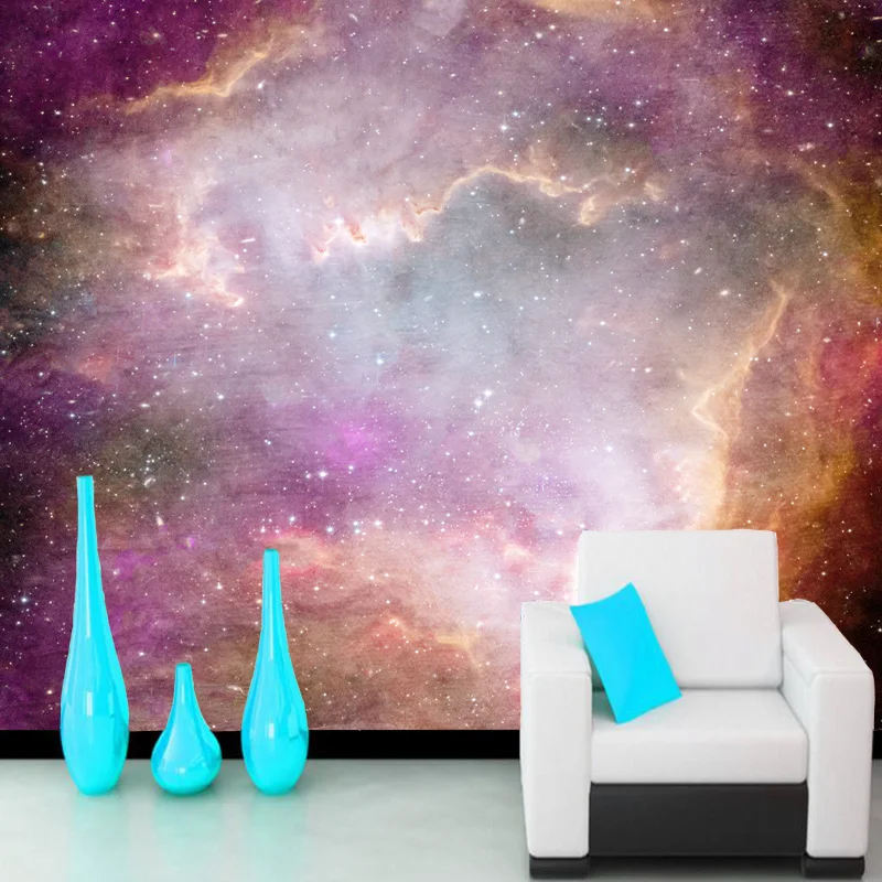 Современные фотообои Млечный путь Galaxy естественный пейзаж для детской комнаты