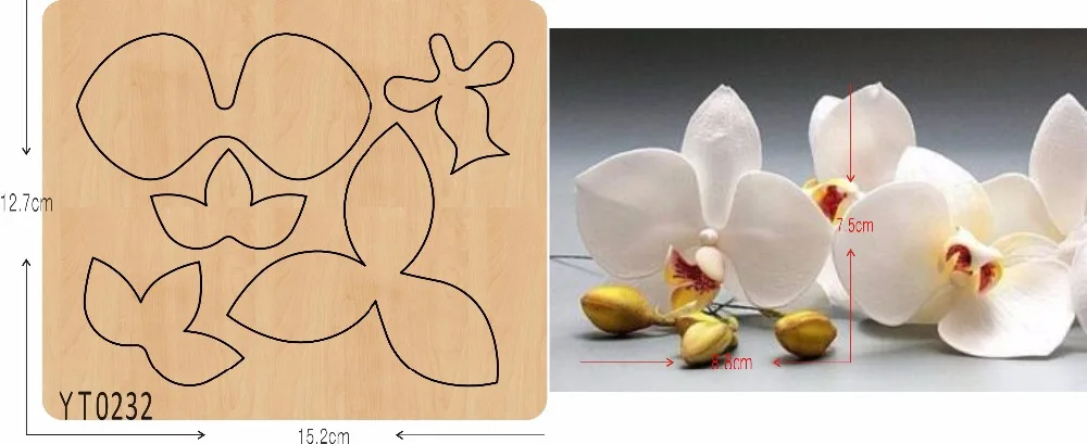 

White flowers DIY new wooden mould cutting dies for scrapbooking Thickness/15.8mm//YT0232