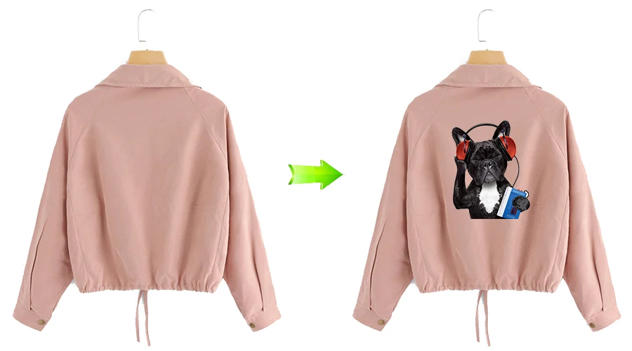 Мультфильм собака DIY патч теплопередача значки моющаяся Одежда DIY Аксессуары термопресс Аппликация Детский подарок наклейки футболка