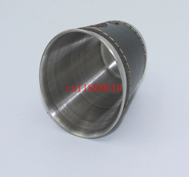 Бесплатная доставка 4 шт./компл. 70 мл Набор чашек из нержавеющей стали чашки вина