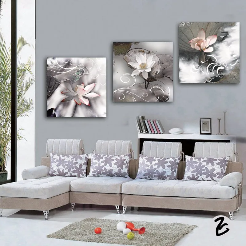 painting 1 3 шт., винтажная Картина на холсте с цветами, Современное украшение для дома, для гостиной, спальни, печать на холсте, картина для декора стен - Цвет: painting 1