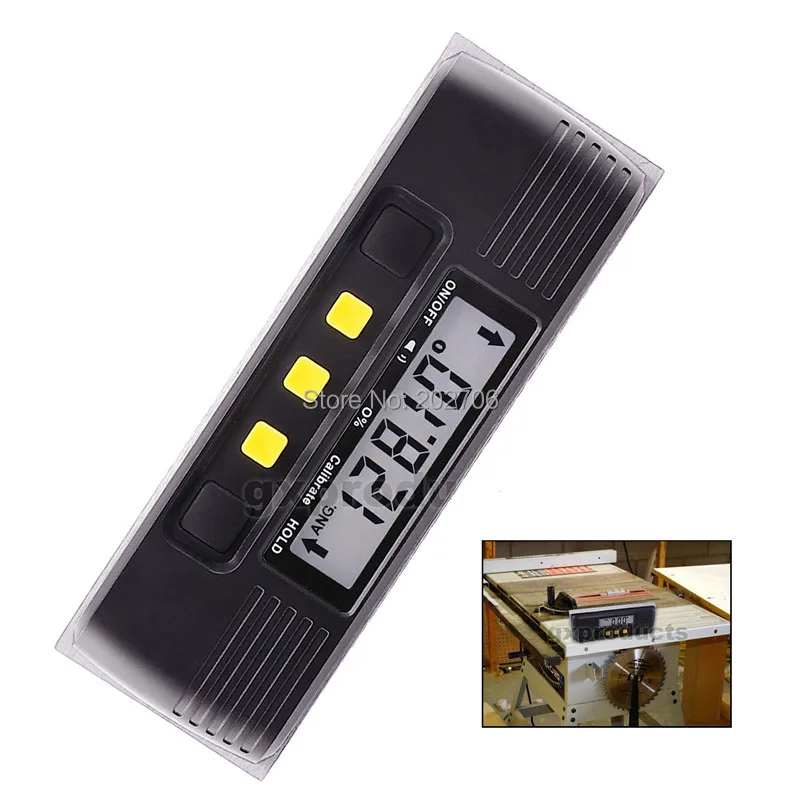 Профессиональный цифровой транспортир Угол Finder Цифровой Инклинометр модуль