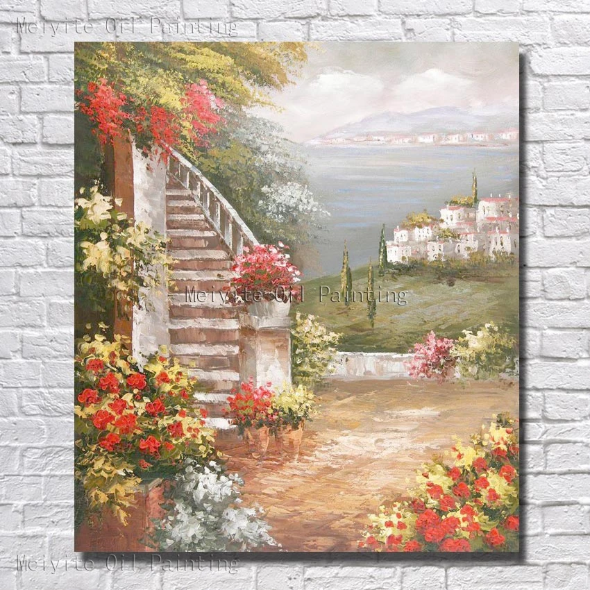 

Cheap Wholesale Hand-painted Wall Decor Oil Painting on Canvas Abstract Painting Modern Landscape for Living Room Decor no Frame