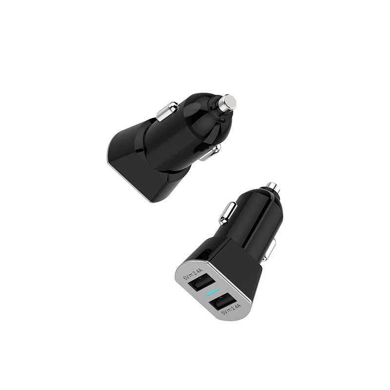 DHEVXM Universal Mini Car Charger 5V 4.8A Wireless Quick Charge Dual USB Ports For Mobile Phone Accessories | Автомобили и