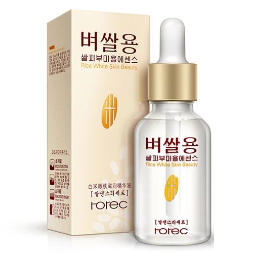 15ml Белый рис отбеливающая сыворотка увлажняющий крем для лица против морщин против старения лица тонкие линии лечение акне уход за кожей 15 мл - Вес нетто: 15ml