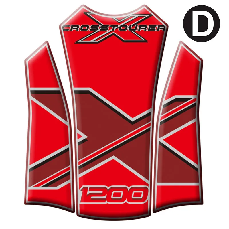 

Motorcycle 3D Fuel Tank Pad Protective Stickers Decals For HONDA VFR1200X 2012-2014 CROSSTOURER