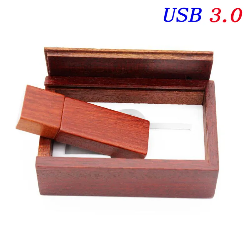 Rose with box JASTER LOGOcustomized деревянный Usb флэш-накопитель логотип клиента pendrive8GB 16GB 32GB U диск карта памяти фотографии свадебные подарки - Цвет: Rose with box