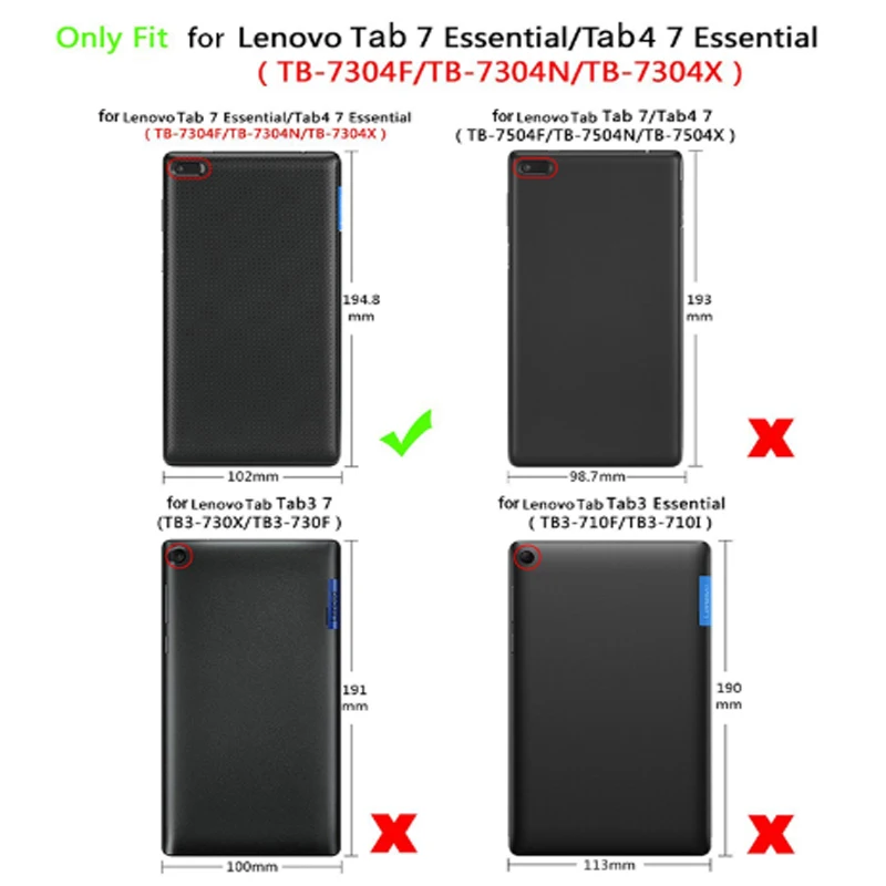 2 шт. защитная пленка 9H для планшета Lenovo Tab 7 2017 дюйма | Мобильные телефоны и