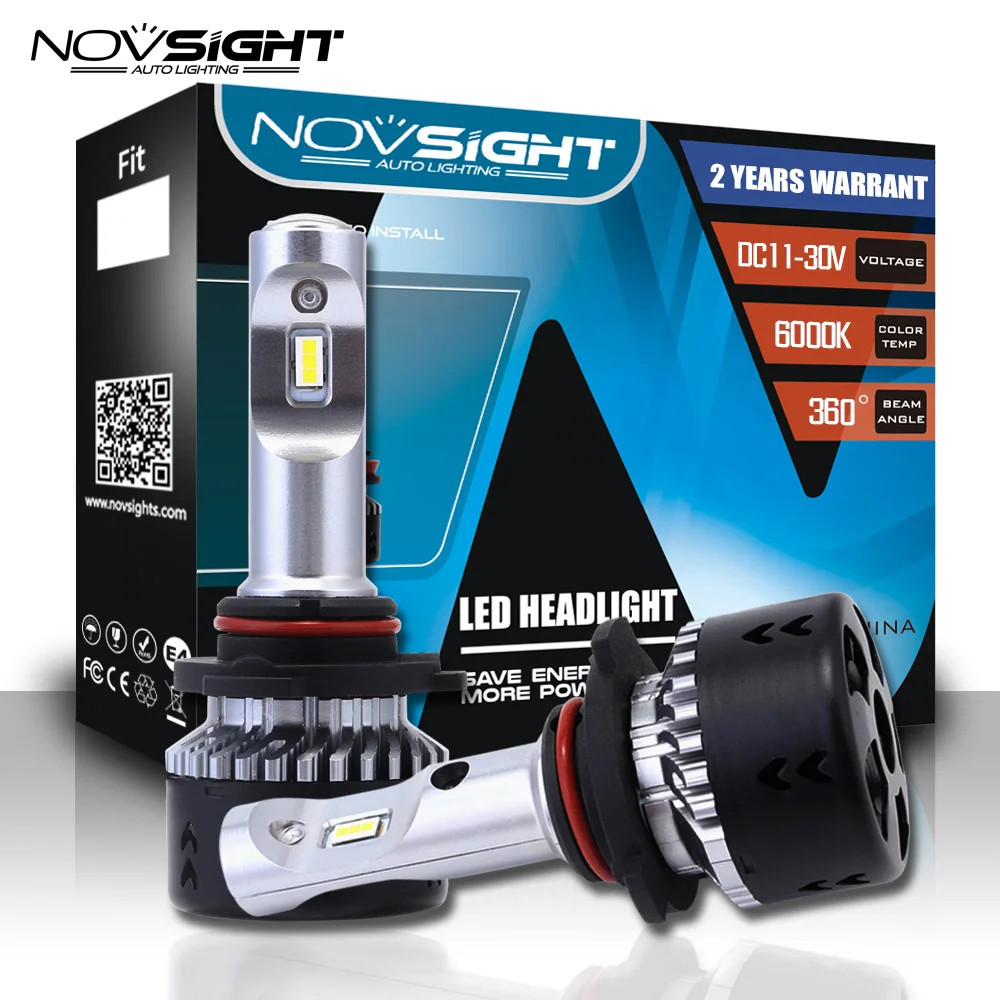 Novsight 9005 hb3 led H7 Светодиодные Автомобильные фары автомобильные лампы 70 Вт 10000LM 6000 К