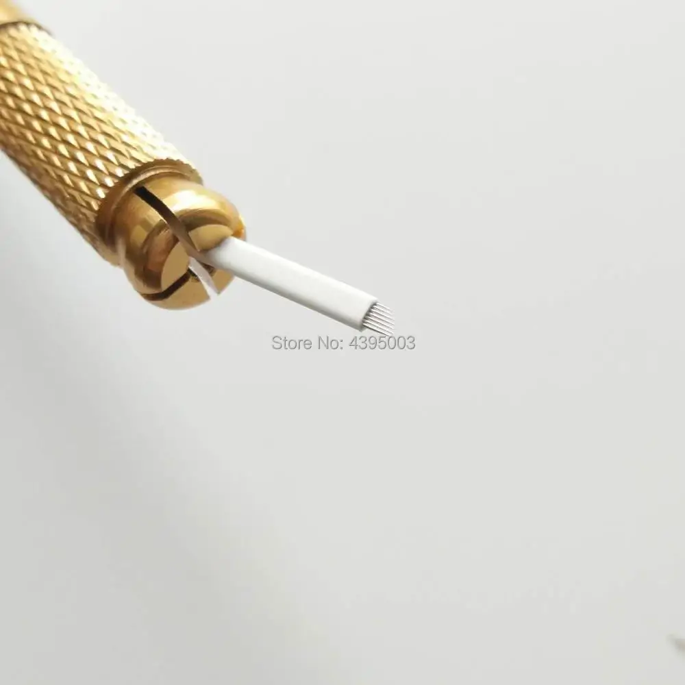 7 Flex Laminas Tebori pin Microblading Needles Permanent Makeup Eyebrow Tatoo Blade For Manual Tattoo Pen Machine | Красота и