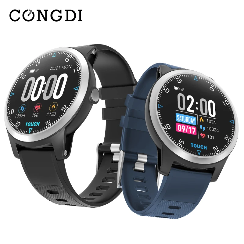 Смарт часы Congdi E101 2019 с пульсометром и тонометром Bluetooth умные фитнес