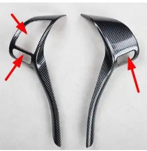 Наклейка на руль для Nissan qashqai j11 2016 2017 Teana X-Trail 2014-2017 из углеродного волокна |