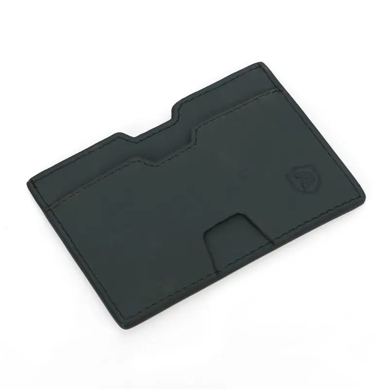 THINKTHENDO Новая мода мужской RFID Блокировка кожаный тонкий кошелек деньги эластичный ремешок кредитный держатель для карт карман