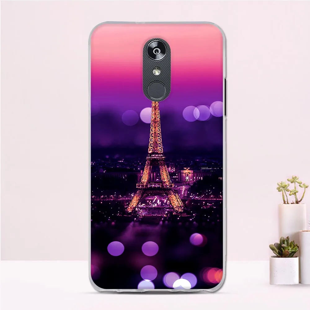 Чехол для телефона LG Stylo 4 мягкий ТПУ чехол с объемным рельефным рисунком Q стилус