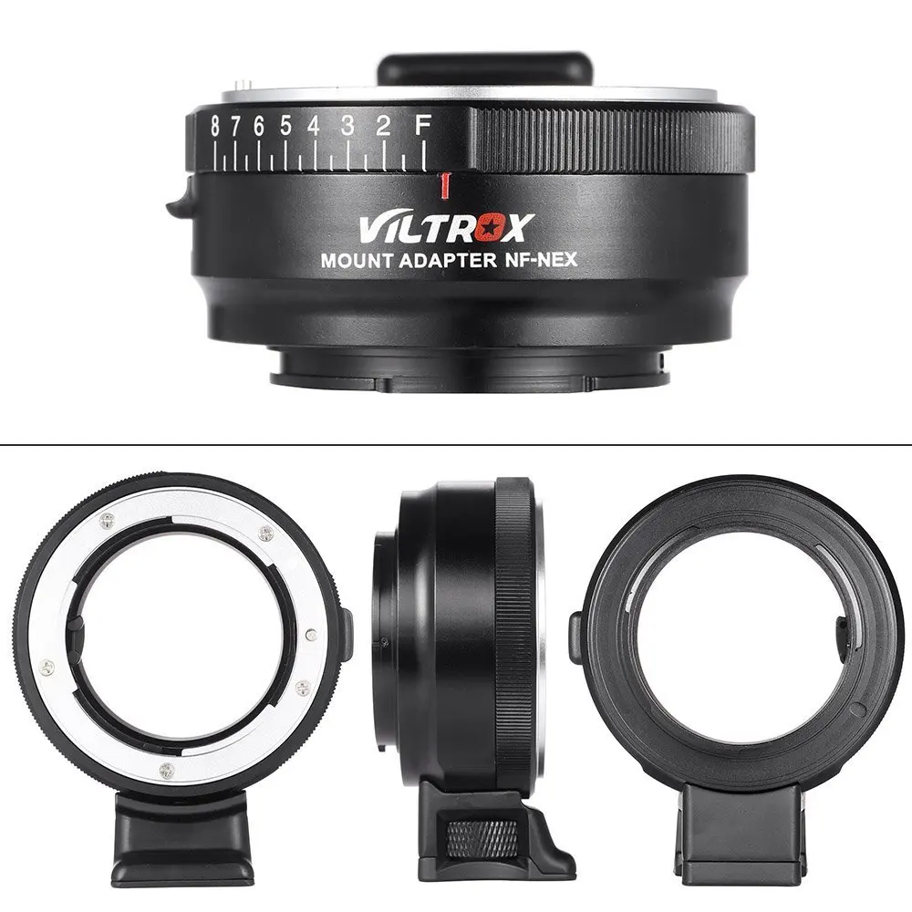 VILTROX NF NEX адаптер объектива с креплением на штатив кольцо диафрагмы для Nikon F/AF S/AI/G