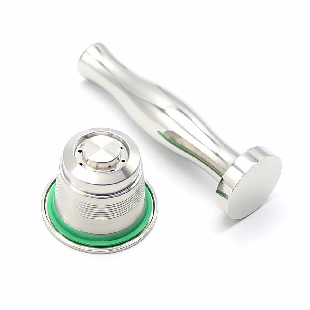 Винтовая резьба из нержавеющей стали совместимая с Nespresso пополняемая