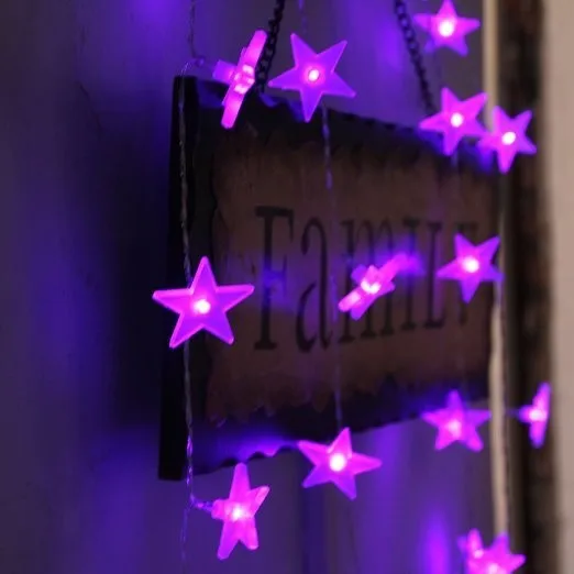Фея свет шнура Рождество Shining Star 30 светодиодов 3 м для сада елки Топпер Natale Decorazioni