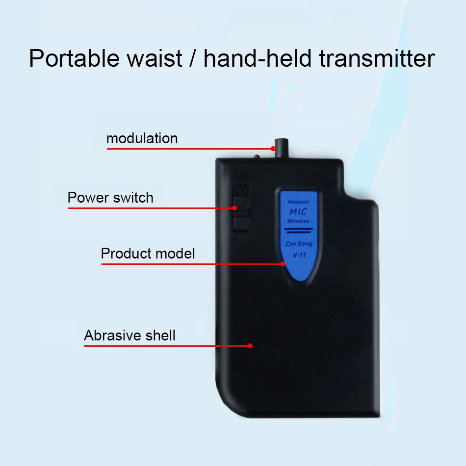 Портативная Беспроводная микрофонная система караоке микрофон с 6 35 мм разъемом