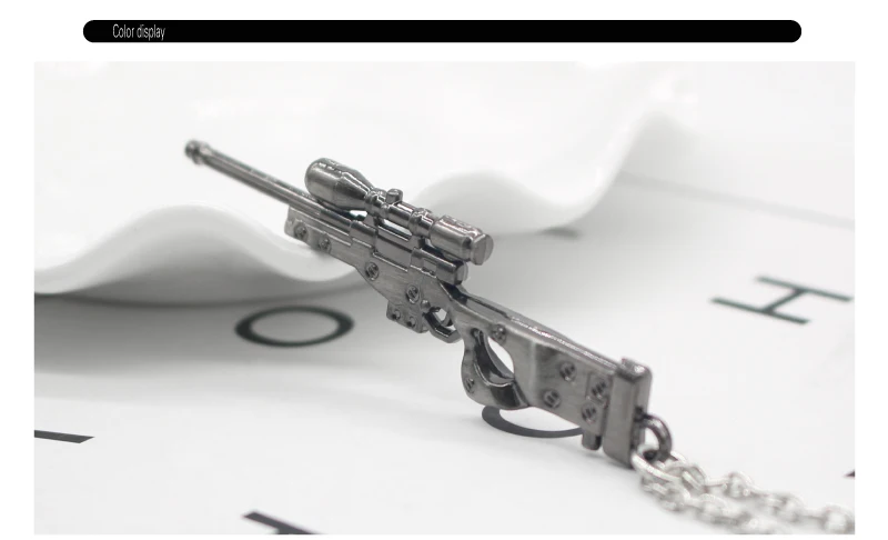 Мода стрельба игры AK47 M416 AWM моделирование пистолет индивидуальный кулон, ожерелье крутые мужчины металла пистолет ожерелье с кулоном в форме пистолета