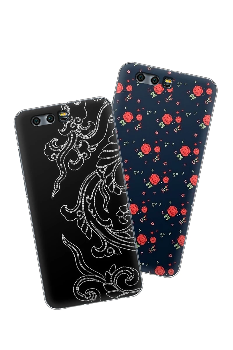 iTien Good Quality Fashion Lovely Patter style Case For Huawei honor 9 Protective Silicone Cover Gel Shell Rubber Pouch Skin |