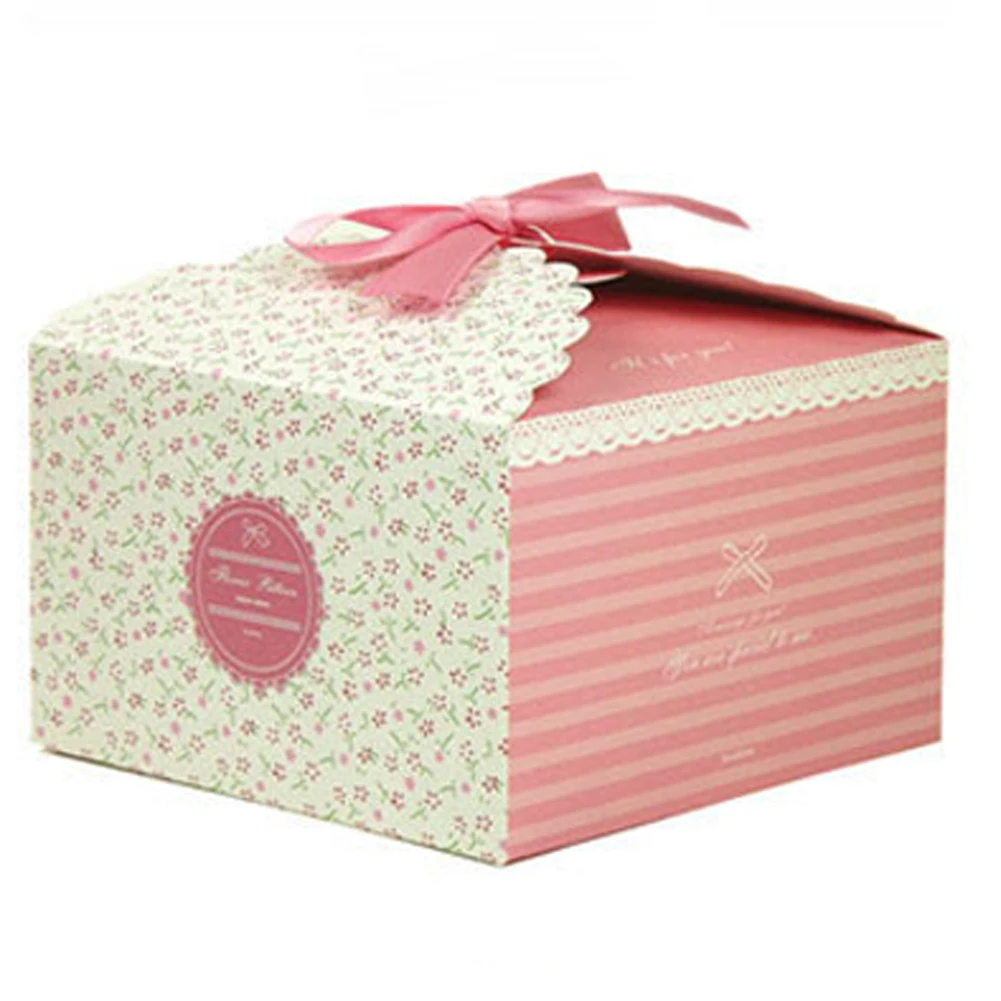 Свадебные романтическая коробка для конфет сердце крафтовый Подарочный пакет с