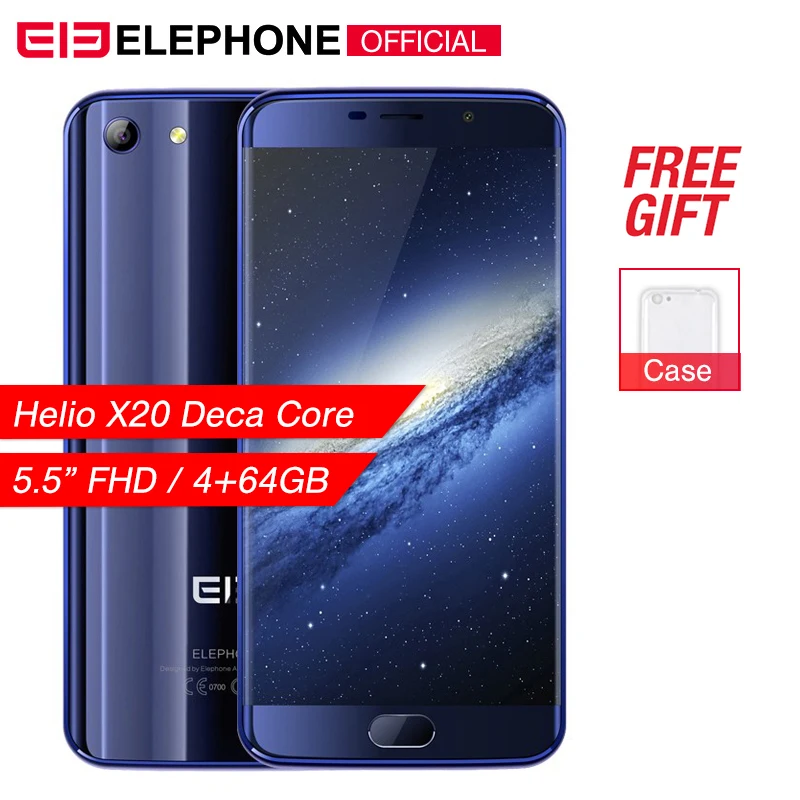 Elephone S7 4G Оперативная память 64G Встроенная MTK6797M Helio X20 Дека Core мобильный телефон