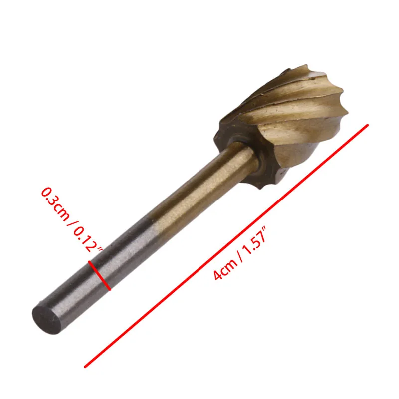

10Pcs 3mm Engraving Cutter Woodworking Tools Grinding Electric Rotary File Head