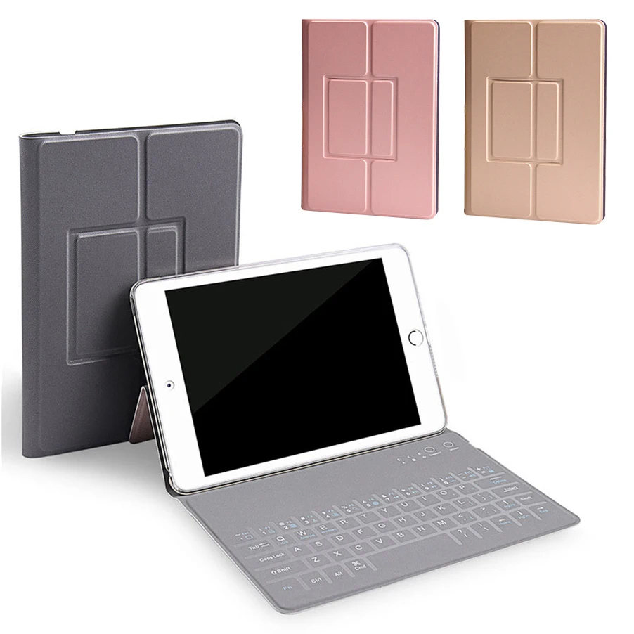 Для iPad клавиатура Портативный Смарт Флип Bluetooth Стенд чехол для 9 7 (2018)/9