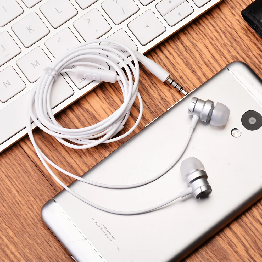 Hangrui 3,5 мм наушники с микрофоном handfree наушники стерео бас наушники шумоизоляция для xiaomi iphone samsung auriculares
