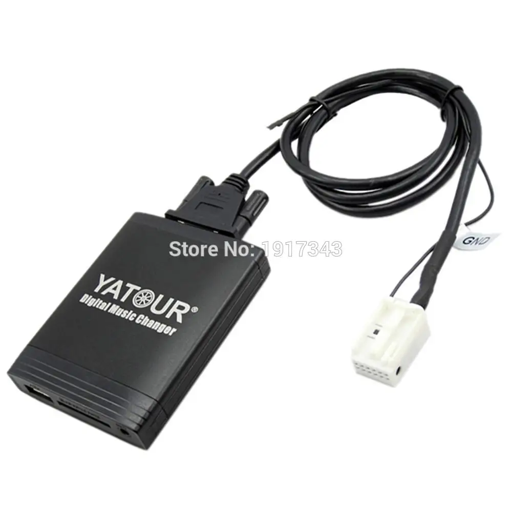 Yatour автомобильный адаптер mp3 aux sd usb музыка cd-чейнджер 12pin разъем для volkswagen vw passat