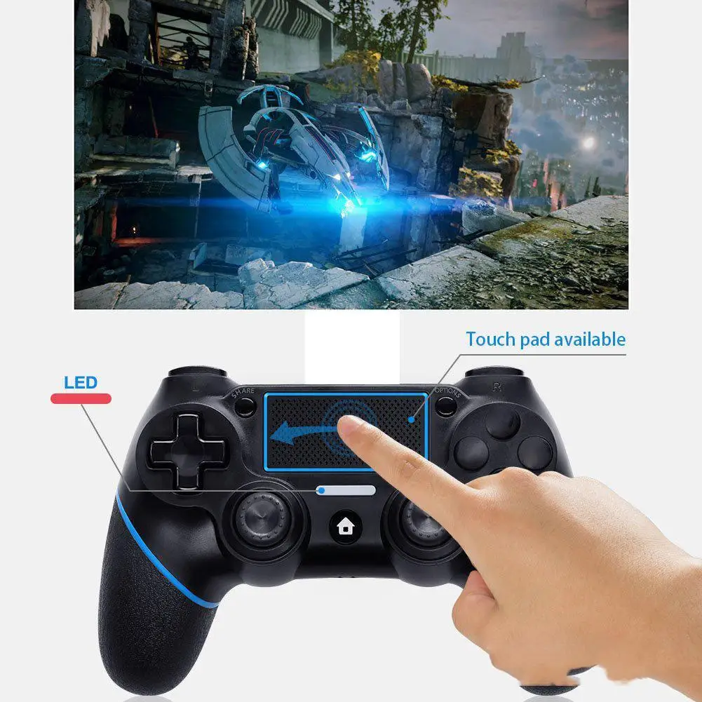 EastVita беспроводной Bluetooth игровой контроллер для PS4 контроллер двойной шок вибрации джойстик геймпад для playstation 4