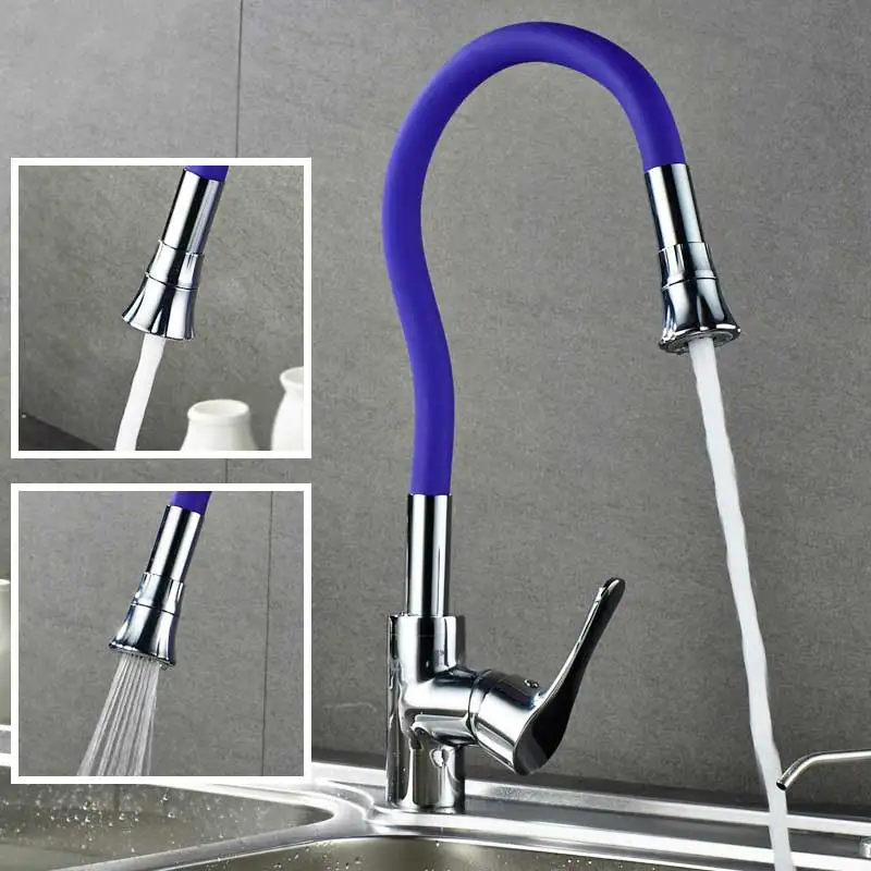 

Kitchen Faucet Cold and Hot Single Holder Single Hole 360 degree rotation Mixer Tap Mixer Tap