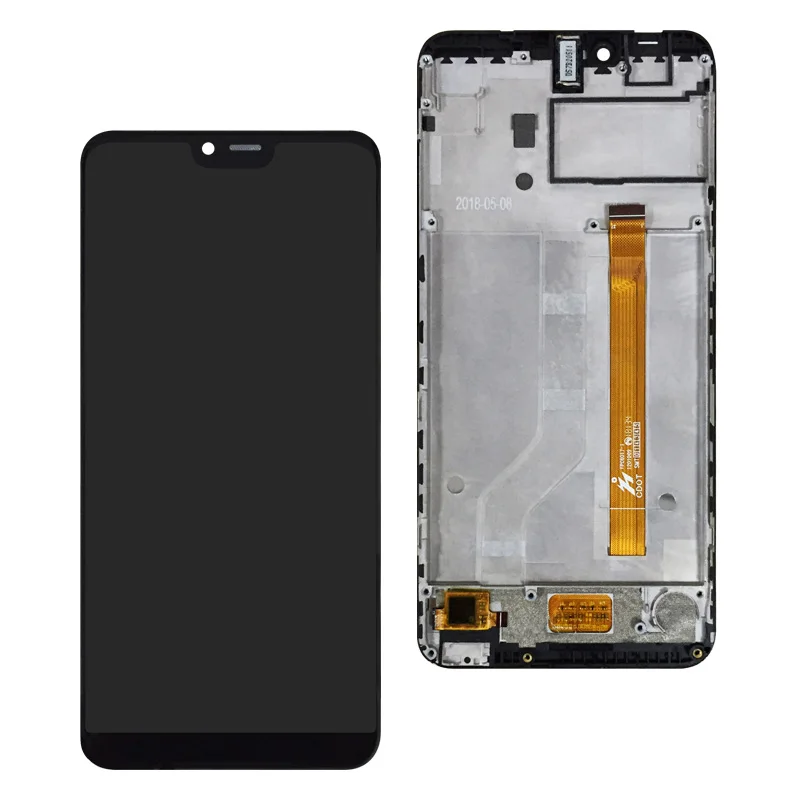 ЖК-экран с сенсором тактильная Рамка для монтажа Wiko View 2 Plus 720*1512 5 93 дюймов |